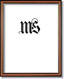 11x14 11 x 14 Frame for Picture Photo or Poster, Walnut and Gold, style #606
