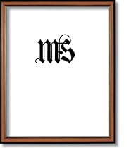 11x14 / 11'' x 14'' Frame for Picture Photo or Poster, Walnut & Gold, style #606