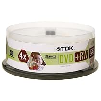 TDK DVD+RW X 25 - 4.7 GB - Storage Media (D98162) Category: DVD Media