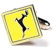 Deer Crossing Cufflinks - Animal Themed Formal Wear - Cufflinks