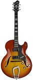 Hagstrom HJ500 Electric Jazz Guitar (Cherry Sunburst)