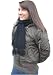 Handmade Alpaca Winter Cable Scarf - All Favorite Black (With Tassels) [Apparel]