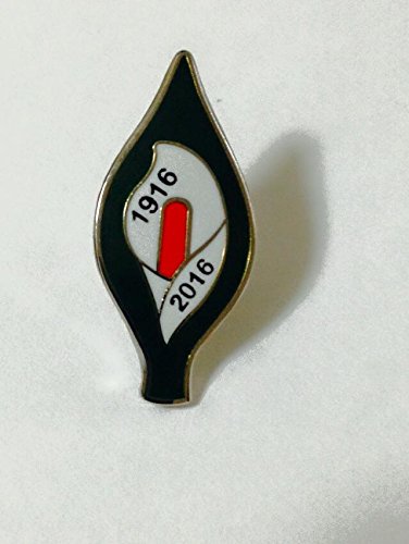 1916 - 2016 Easter Lily Enamel Pin Badge - Irish Republican Rebel Rising