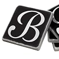 Marble Coaster Set B - Black