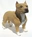 PIT BULL Tan stands DOG FIGURINE Big Guy Resin 228T