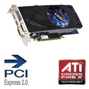 HIS Radeon HD 5770 1 GB GDDR5 Eyefinity DisplayPort HDMI 2x DL-DVI HDCP PCI Express 2.1 X16 Video Card Retail RoHS H577FK1GD