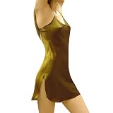 White Luxury Weight 100% Silk Satin Chemise / Slip