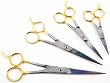 Gld Barber Shear Scissor Set:4.5:5.5:6.5&7.5"- Cut Hair