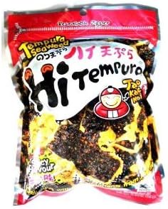 Taokaenoi Tempura Seaweed Hitempura Spicy Flavour 1.41 Oz (Pack of 4)
