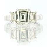 41yxSKuQzBL. SL160  2.66ct Emerald Cut Diamond Engagement Anniversary Ring