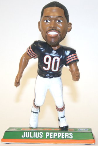 Julius Peppers Chicago Bears 2010 Official NFL Licensed End Zone Bobblehead Bobber
