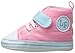 Luvable Friends Unisex Baby Crib Shoes, Pink Hi-Top, 6-12 Months