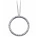 Circle of Diamond Slide Pendant Necklace
