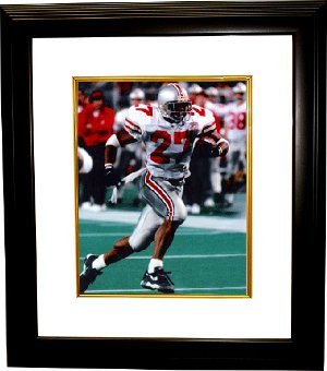 Eddie George unsigned Ohio State Buckeyes 8x10 Photo Custom Framed