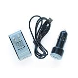 3-in-1 (Wall, Car, USB) Charger For Blackberry Storm 9500 Thunder, 9530 Thunder, Curve 8530 Aries & Many Others!