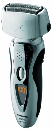 Panasonic ES8103S Men's 3-Blade (Arc 3) Wet/Dry Rechargeable Electric Shaver with Nanotech Blades, Silver