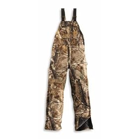 Carhartt Mens Hunting Bibs Overalls 40 X 30 Realtree Camo - R54