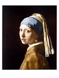 Kitchen & Housewares : Girl with a Pearl Earring Styles Art Poster Print by Jan Vermeer, 18x24