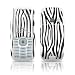 Zebra Stripes Design Protective Skin Decal Sticker for LG Rumor Cell Phone