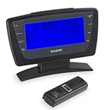 Sharp Atomic Wireless Weather Station with Outdoor Temperature Transmitter