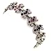 Summer Violets Cascading Vines Bracelet