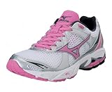 MIZUNO Wave Ovation 2 Damen Laufschuhe, WeiÃ?/Silber/Rosa, 37