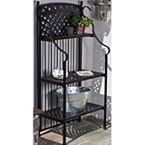 Greenwich Weave Baker's Rack in Antique Topaz