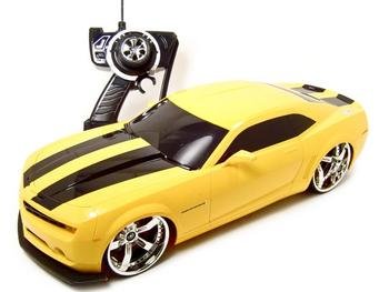 REMOTE CONTROL 2006 CHEVROLET CAMARO CONCEPT YELLOW 1/10 RC