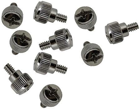 Computer Case Desktop PC Thumbscrews [Pack of 10] Screw kit 6-32 for Dell IBM Lenovo Alienware ASUS ACER gateway Toshiba (Silver)