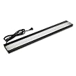 Overhead Task Lamp,2 Lights,9'Cord,36-3/8"x6-7/8"x1-5/8",BK
