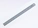 Electronics : Stainless steel ruler engraved metric on one side and imperial on the other, 12