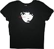 Emily the Strange juniors women's Faded Face Black