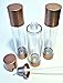 Skin Care Treatment Refillable Pumps and Sprays in 4 / 6 ounce sizes in Sets for Professional or Home use. Beautiful copper finish with clear container - Refillable. Non-airless, accurate action.