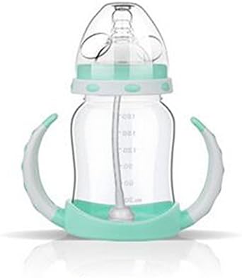 Baby Feeder Nursing Bottle Milk Handles With Lid Infant