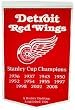 Detroit Red Wings 24"x36" Wool Dynasty Banner - Hockey Sports Merchandise