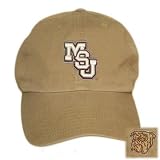 FITTED WASH CAP HAT MISSISSIPPI STATE BULLDOGS STONE SM