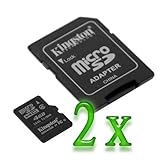 2x Professional Kingston Micro SDHC 4GB Card for Motorola Droid 3 HTC Sensation 4G HTC EVO 3D LG G2x Optimus