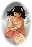 Japanese Collectible Musical Doll in Multicolor Kimono