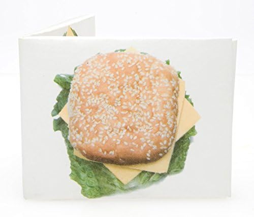 Ollin Super Wally Tyvek Slim Bifold Billfold Wallet - Cheeseburger