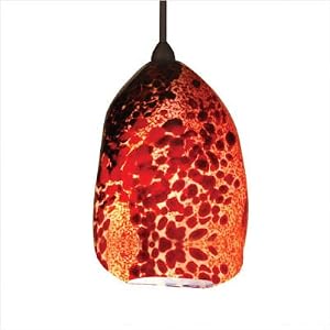 Lava Quick Connect Monopoint Pendant Kit Shade Finish: Brown, Finish: Brushed Nickel by WAC Lighting