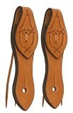 Royal King Tooled Slobber Strap - Medium Tan
