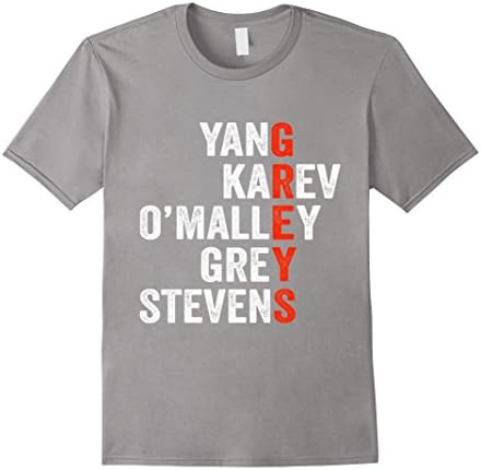 Men's GREY ANATOMY VERTICAL Shirt Large Slate