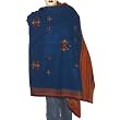 Handmade Shawl Wool Embroidered Outerwear 80 x 40 inches
