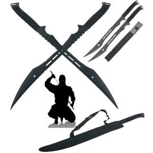Double Ninja Swords with Sheath
