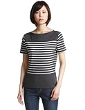(エスマイル)S.MILE ピュアコットン ボーダー半袖Tシャツ