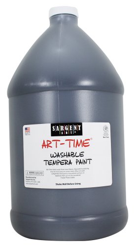 Sargent Art 22-3685 Gallon Art Time Washable Tempera, Black
