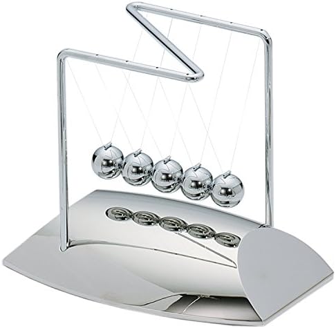 Avtion Newtons Cradle Balance Balls Physics Pendulum Science Desk Office Classic Toy (Mode 1)