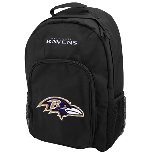 NFL Baltimore Ravens Southpaw Backpack (Black, Medium)