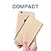 Polanfo Power Bank Universal Ultra Compact 8000mAh External Battery for Smartphone & Tablets- Gold