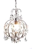 Square Nest Clear Teardrop Chandelier